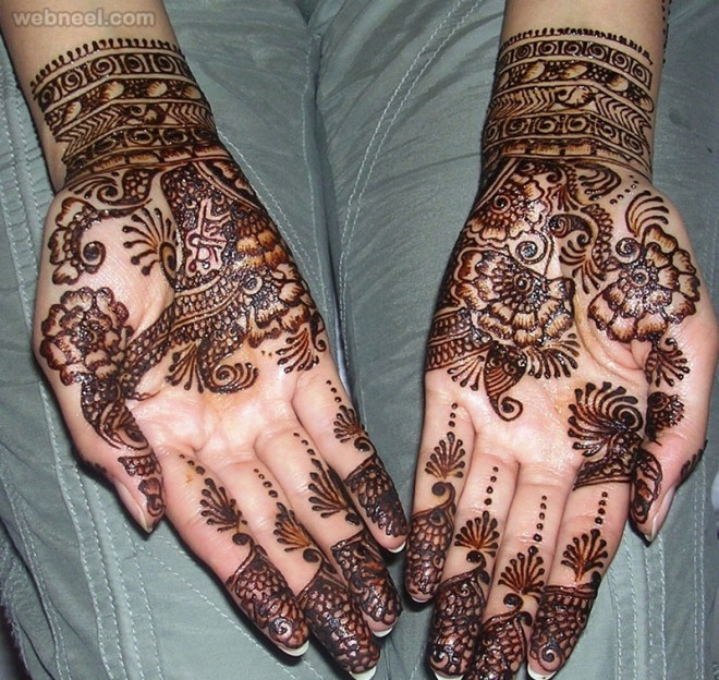 mehndi design floral