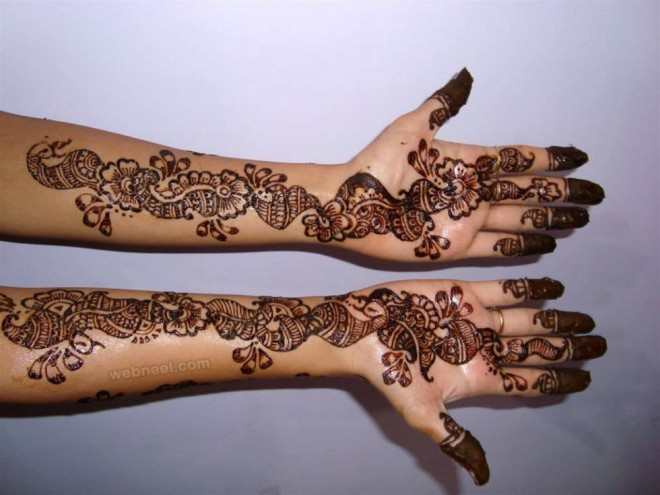 mehndi design casual
