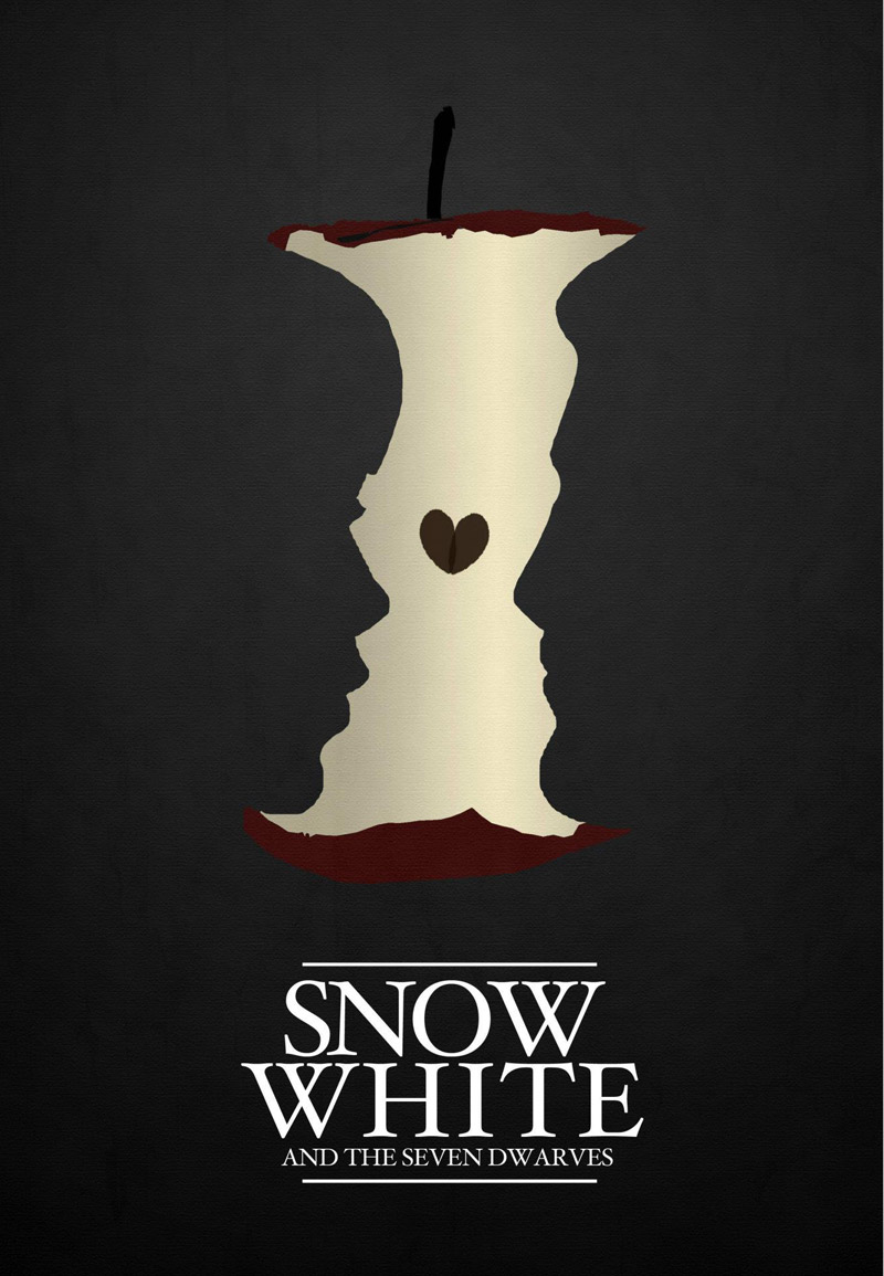 optical illusiion movie poster snow white