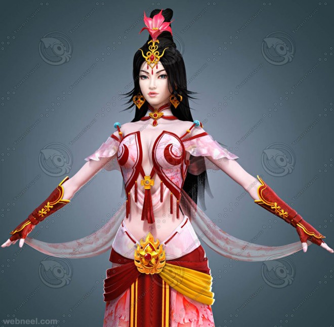 3d game character design