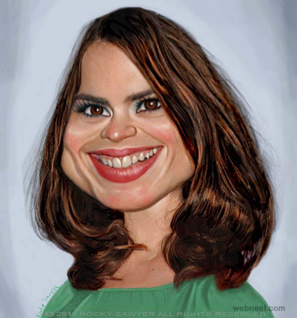 hayley atwell caricature artwork