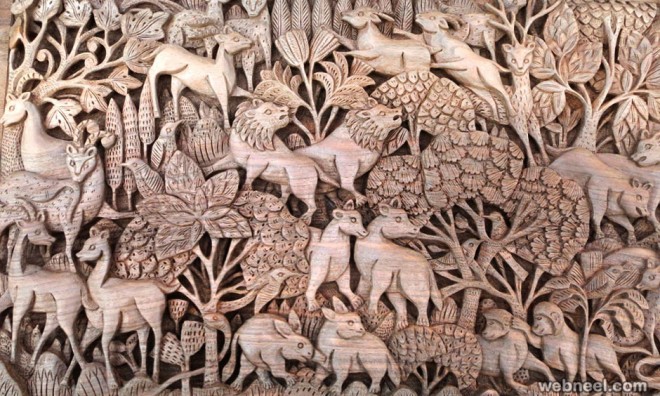 wood carving