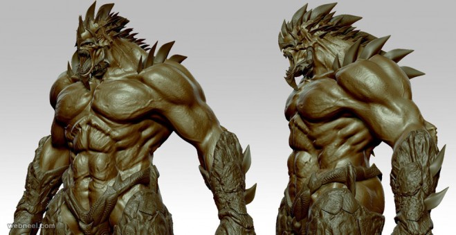 devil 3d monster character