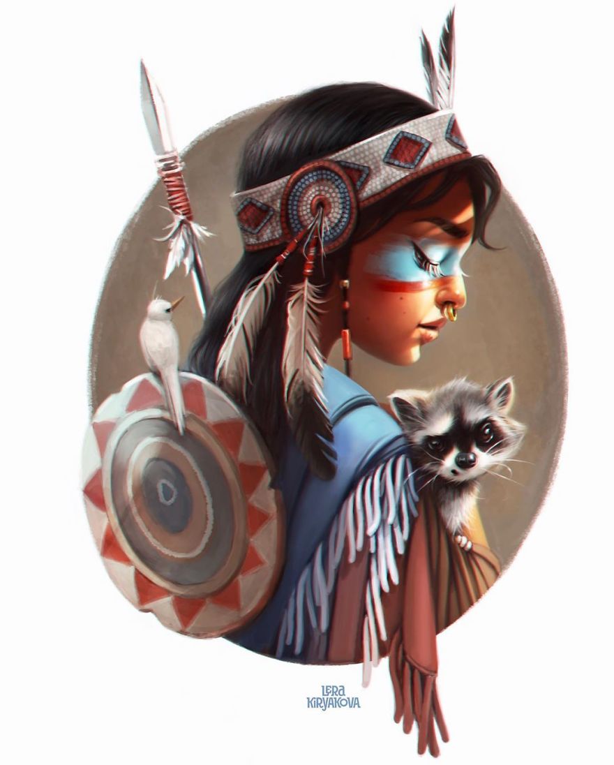 amazing character design by lera kiryakova