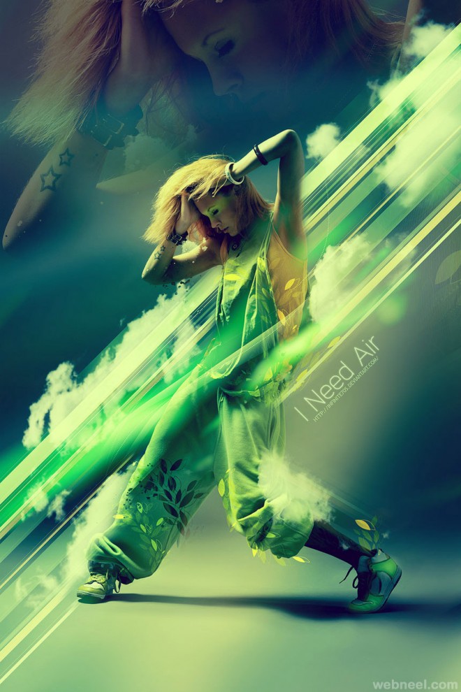 photo effect light poster dance