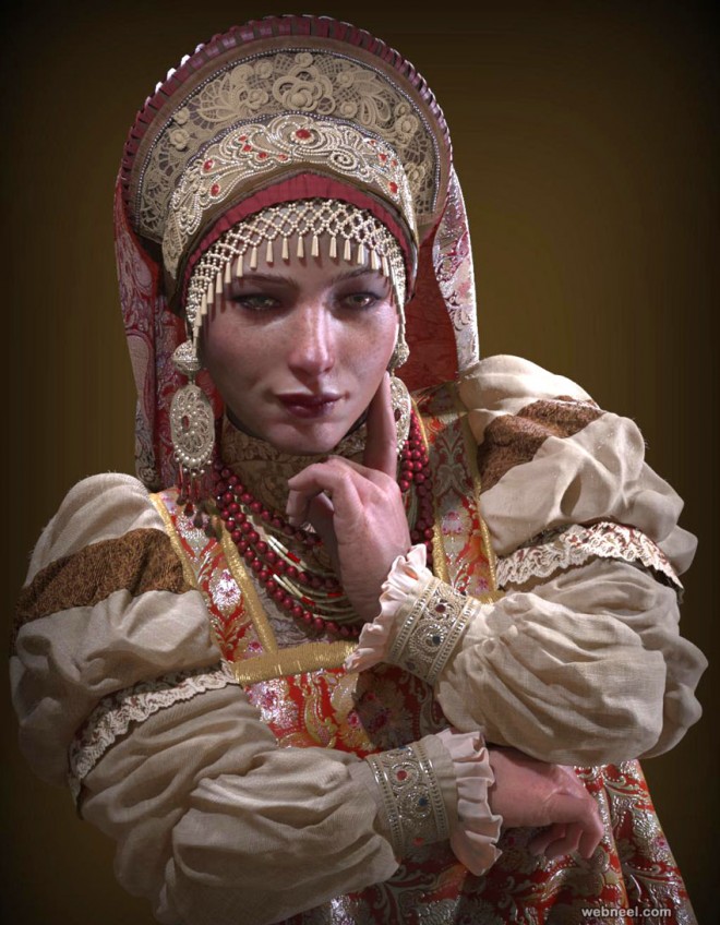 zbrush model andrei poddubny