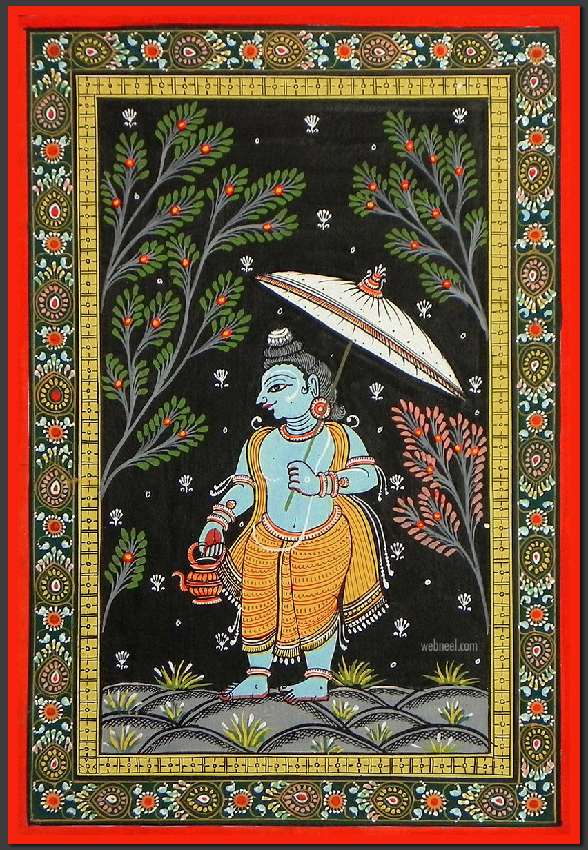 pattachitra painting vamana avatar