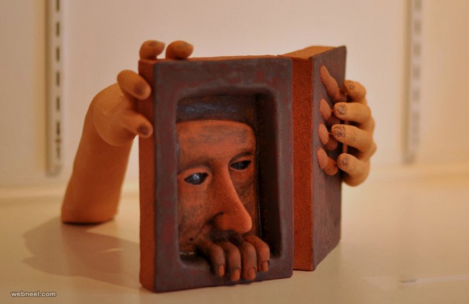 clay sculpture by matias sierra