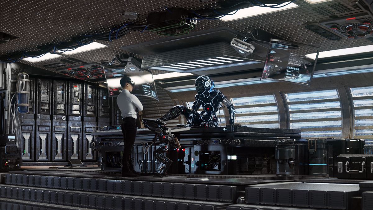 3d robot model design by stuart lynch