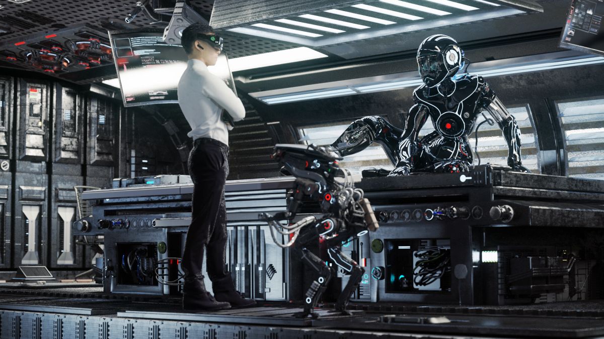 3d robot model design by stuart lynch