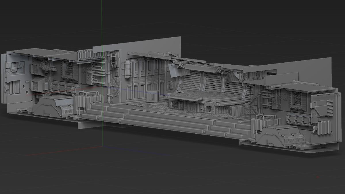 3d robot model design by stuart lynch