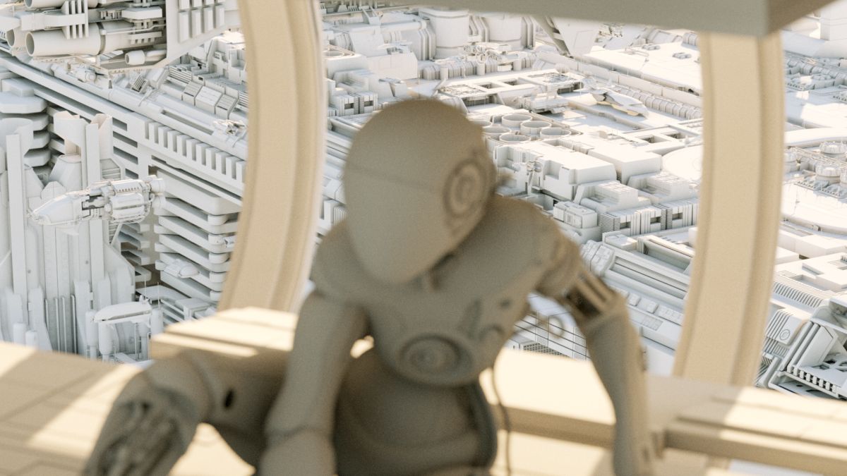 3d robot model design by stuart lynch