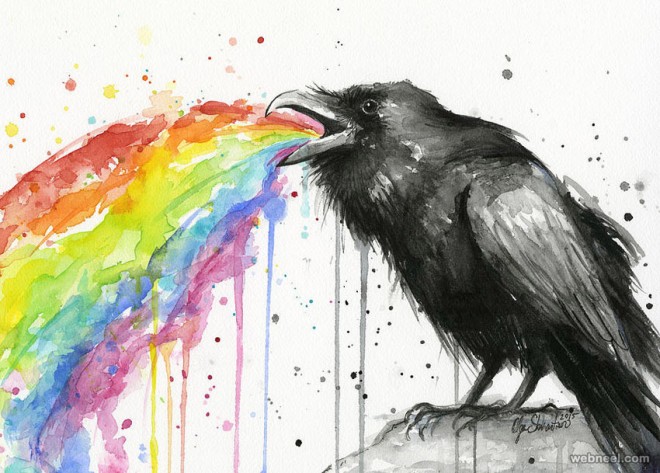 bird art by olga shvartsur