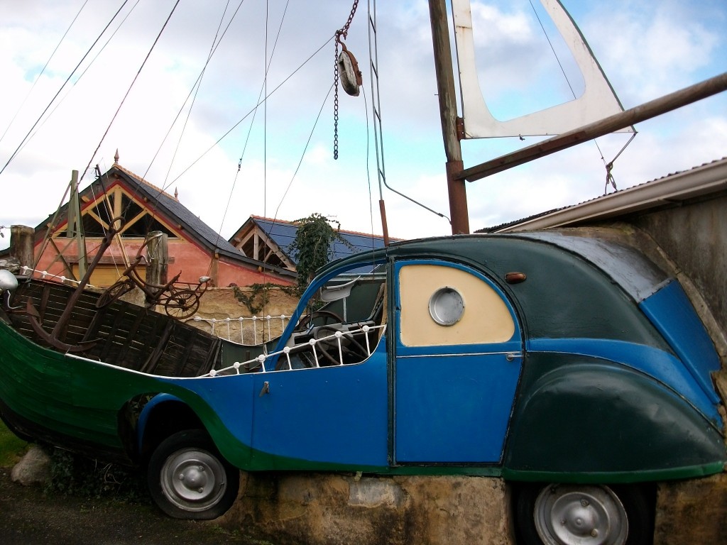 sculpture scrap metal by robert coudray