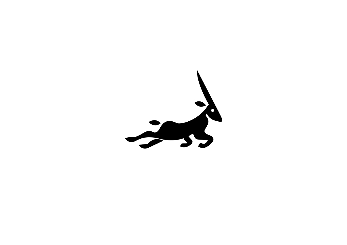 logo design deer by martigny matthieu