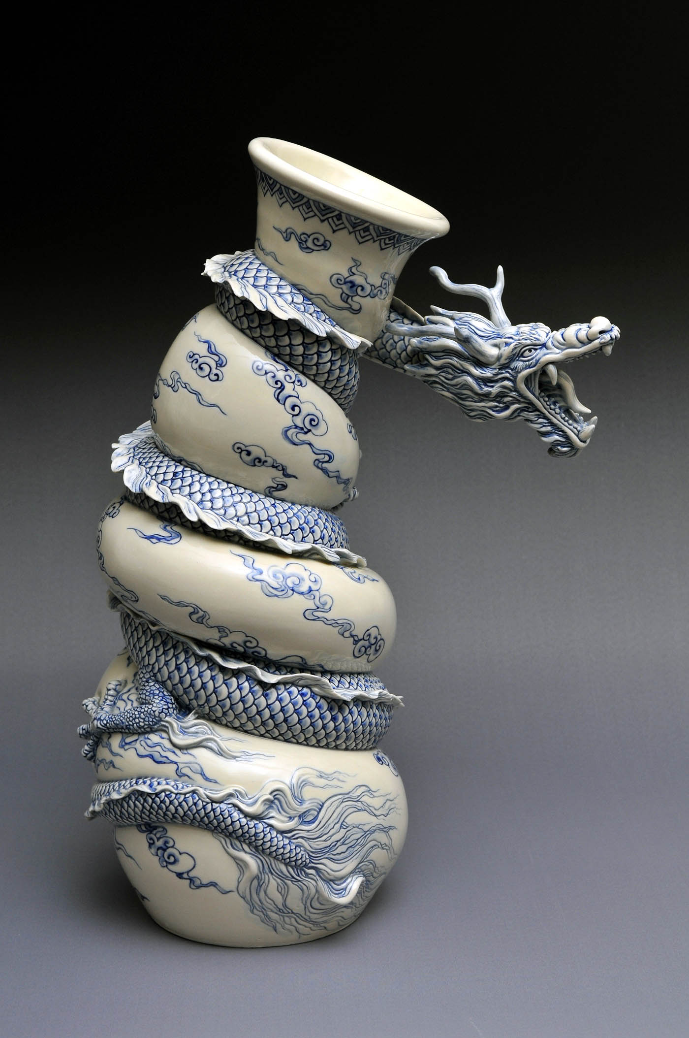 Ceramic Sculpture Dragon by Johnsontsang