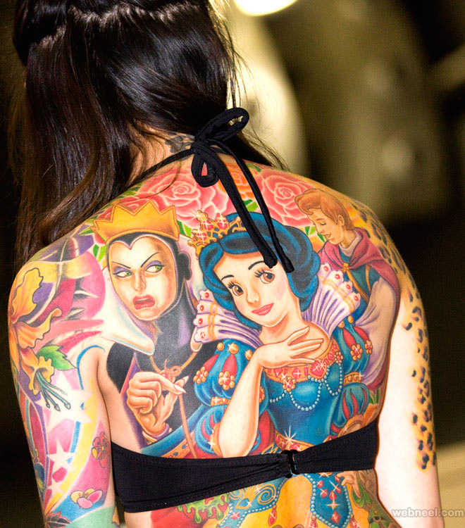 full body tattoo women