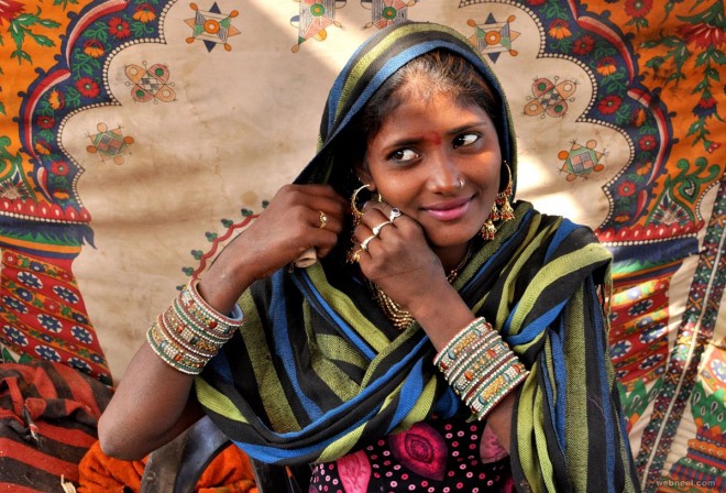 beautiful woman india by nirmaldayani