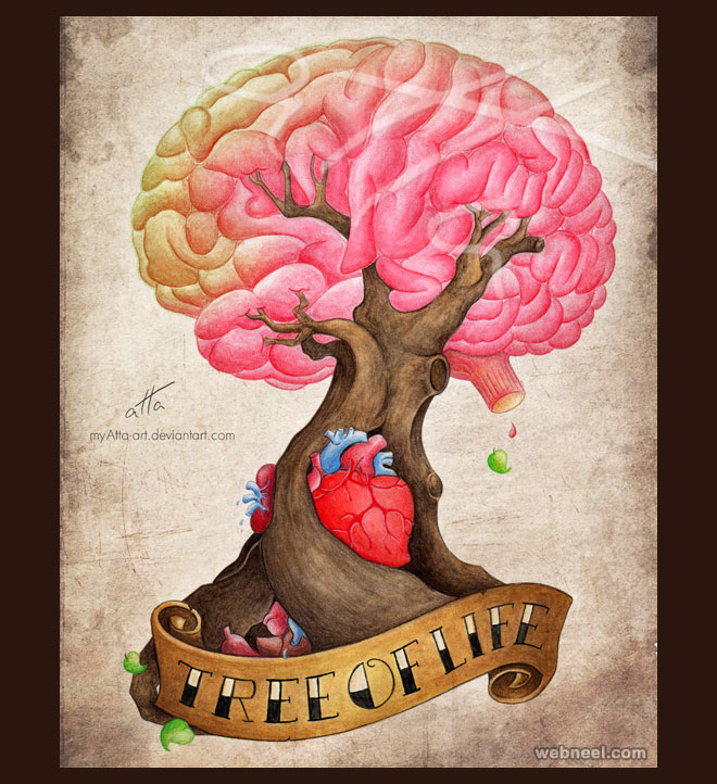 tree painting by myAttaart