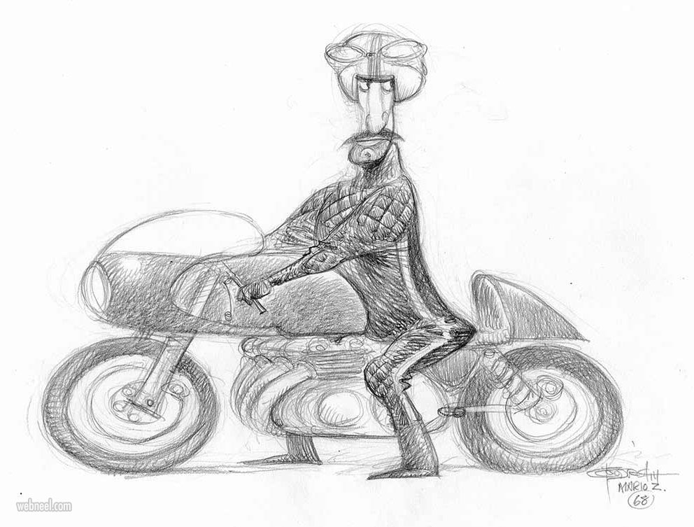 funny drawing character bike animal crackers by cartergoodrich
