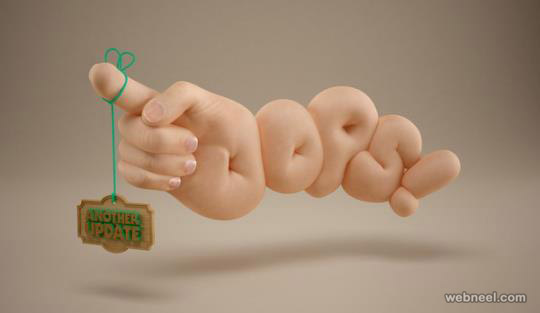 3d typography