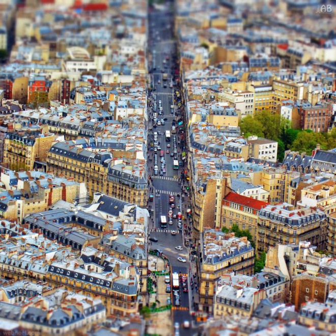 tilt shift photography