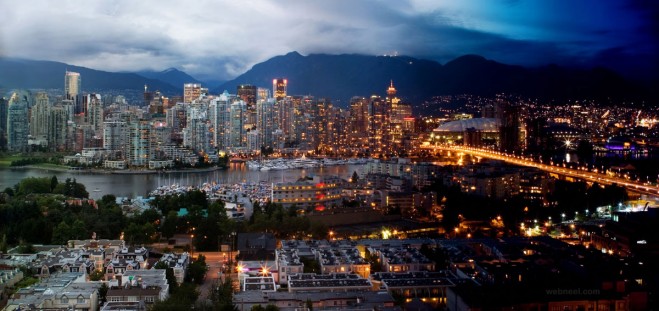 hdr time lapse photography city