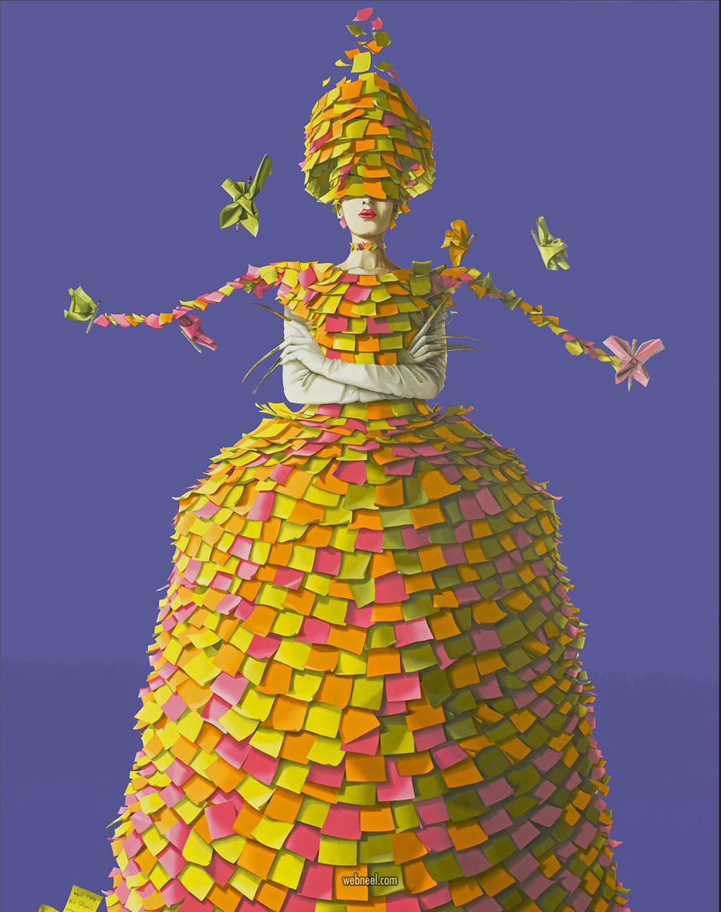 surreal painting artwork tara by nil gleyen