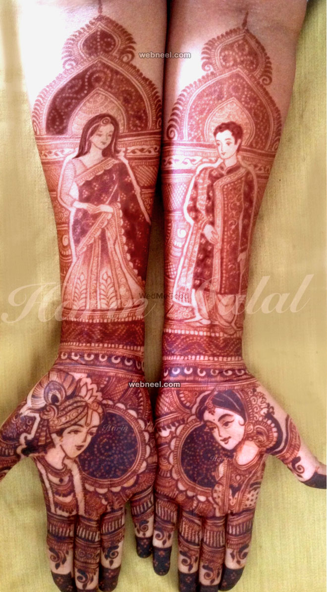 mehndi design full hand by harin dalal