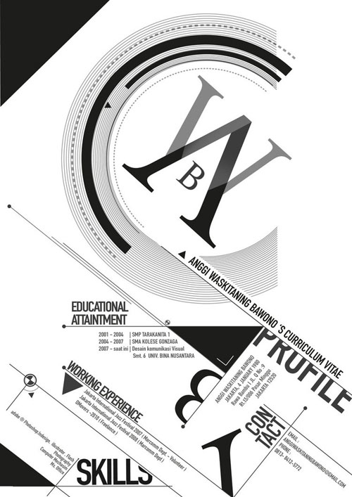 creative resume design