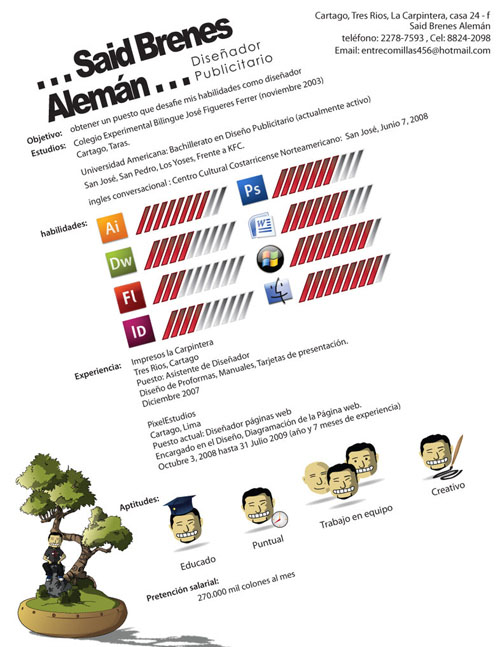 creative resume design