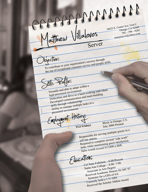 creative resume design