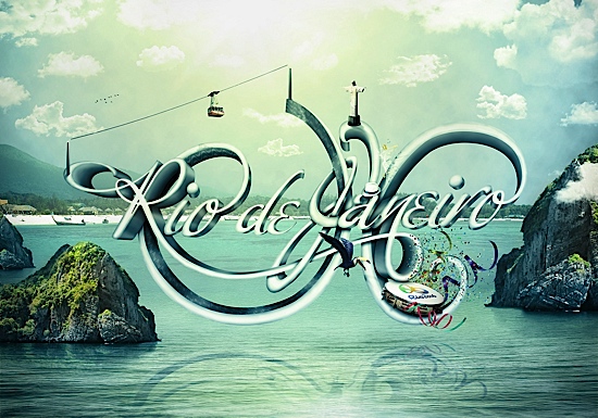 creative typography illustration design