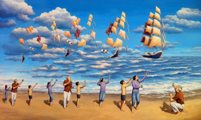 illusion art painting