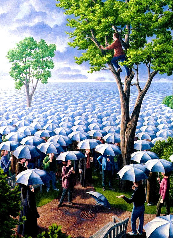 illusion art painting