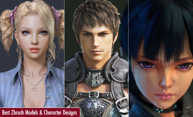 80 Astonishing ZBrush Models and 3D Character Designs for your inspiration