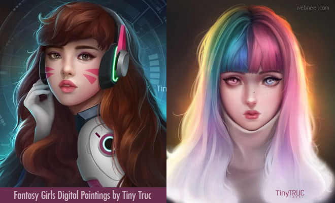 15 Beautiful Fantasy Digital Paintings by Vietnamese Artist Tiny Truc