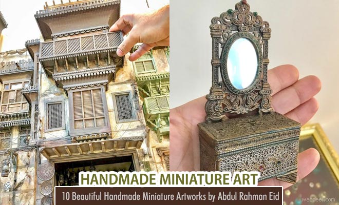 Rustic Handmade Miniature Art Sculptures by Abdul Rahman Eid