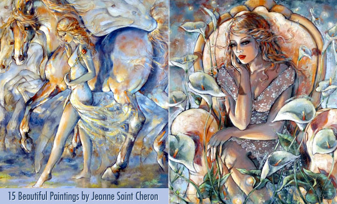 Feminism is Poetry - 15 Beautiful Acrylic Paintings by Jeanne Saint Cheron