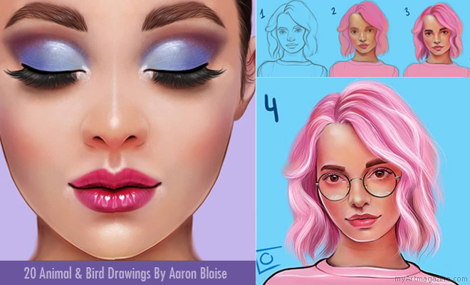 Step By Step Drawing and Digital Painting Tutorials Using Procreate App By Flo