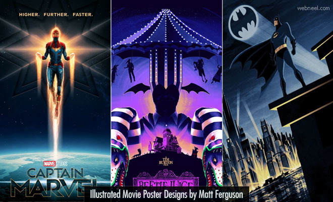 Comics Are My World - Illustrated Movie Poster Designs by Matt Ferguson