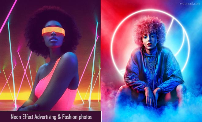 20 Stunning Neon effect Advertising and Fashion Photography ideas