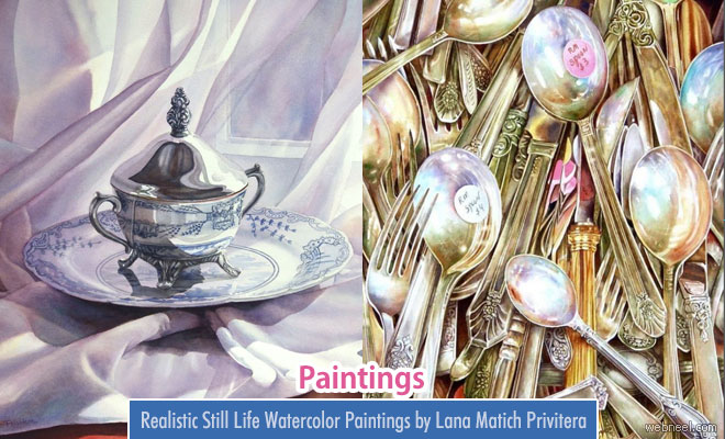 25 Stunning Hyper-Realistic Watercolor Paintings by Lana Matich Privitera
