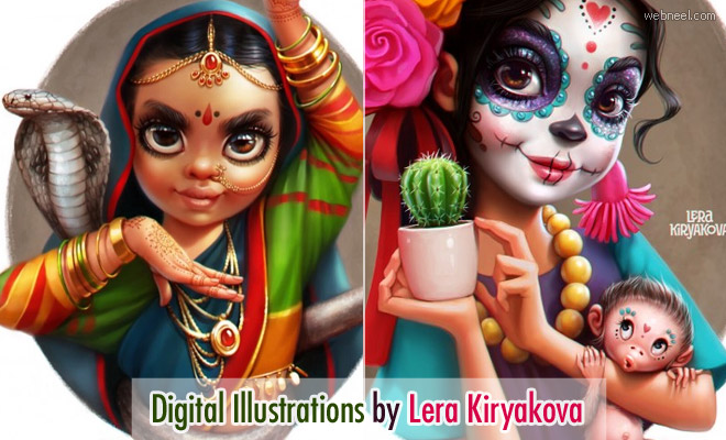 15 Stunning Digital Illustrations and Paintings by Lera Kiryakova