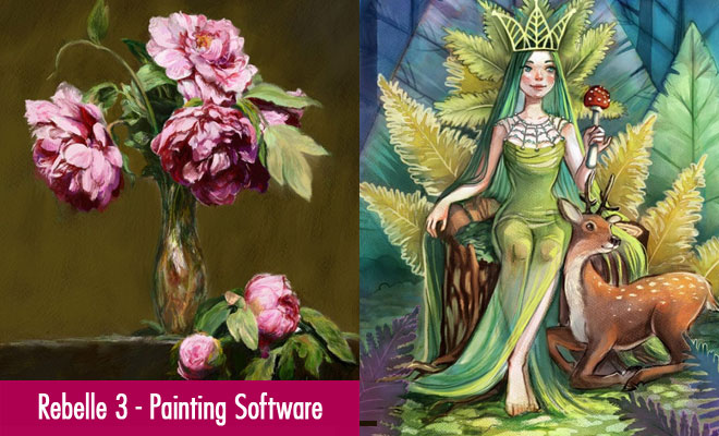 Rebelle 3 Painting Software Bridges Traditional and Digital Painting