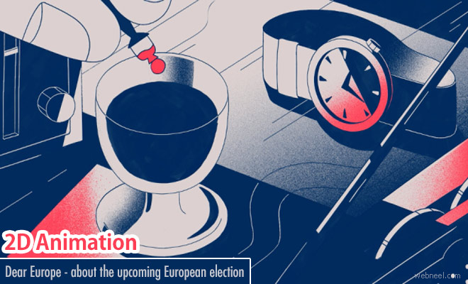 Dear Europe - 2D Animated Video About the Upcoming European Election by Erica Gorochow