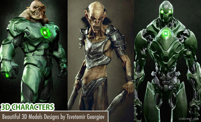 20 Beautiful and Award-Winning 3D Model Designs by Tsvetomir Georgiev