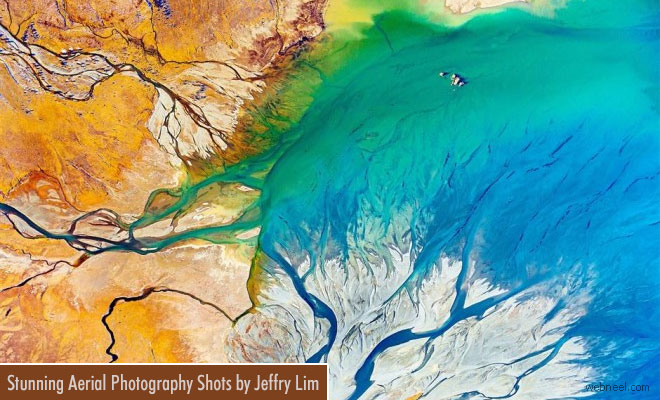 Photographer Leans Out of an Aeroplane Window to Take Stunning Aerial Photographs
