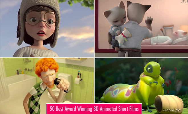 20 Beautiful Award winning 3D Animated Short films for you