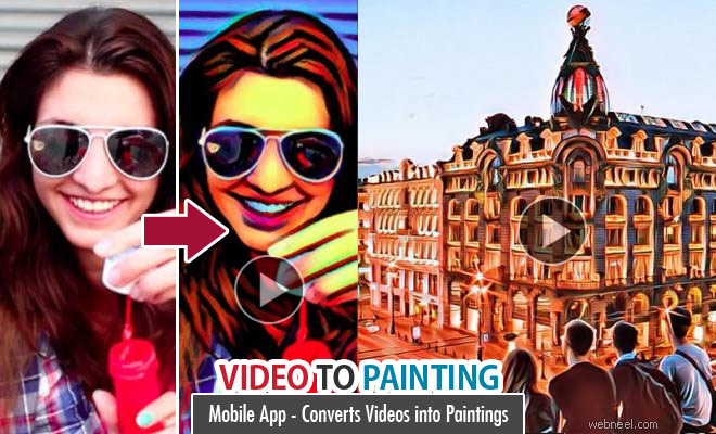 Artisto Mobile App converts Videos into Paintings - Android IOS
